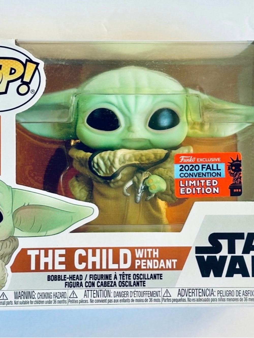 Funko Pop Star Wars The Mandalorian The Child w/ Pendant #398 2020 LE New